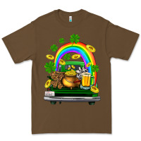 Cacao st patricks shamrock gold beer truck Premium Tee - FaDigitalArtStudio