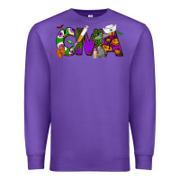 Purple Halloween CMA Certified Medical Assistant Premium Sweatshirt - NancyCooperArtShop