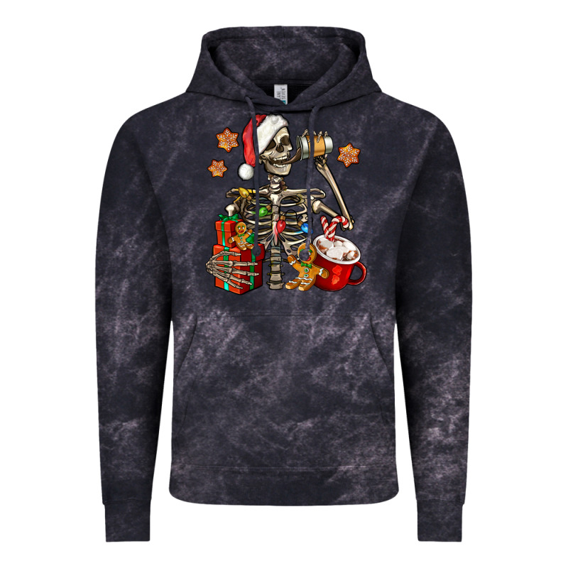 Christmas Skeleton Coffee Vintage Hoodie by Jasminsmagicworld | Teevron