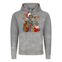 Cloud Rock christmas skeleton coffee Vintage Hoodie - Jasminsmagicworld