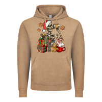 Vintage Coffee christmas skeleton coffee Vintage Hoodie - Jasminsmagicworld