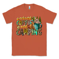 Copper Weekends Coffee And Camping Classic Tee - CowhideDigitalArt