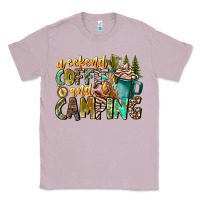 Lilac Weekends Coffee And Camping Classic Tee - CowhideDigitalArt