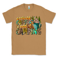 Toasted Coconut Weekends Coffee And Camping Classic Tee - CowhideDigitalArt