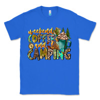 True Royal Weekends Coffee And Camping Classic Tee - CowhideDigitalArt