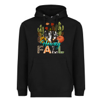 Black Howdy Fall Heavyweight Hoodie - texasbilliewilder