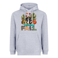 Heather Grey Howdy Fall Heavyweight Hoodie - texasbilliewilder