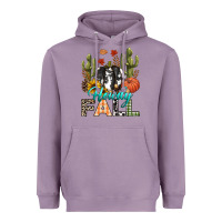 Lavender Howdy Fall Heavyweight Hoodie - texasbilliewilder