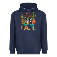 Navy Howdy Fall Heavyweight Hoodie - texasbilliewilder
