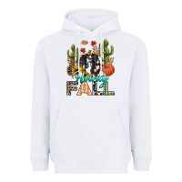 White Howdy Fall Heavyweight Hoodie - texasbilliewilder