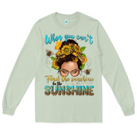 Matcha when you cant find the sunshine be the sunshine me Long Sleeve Tee - NancyCooperArtShop