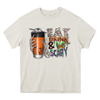 Eat Drink Be Scary Heavy Core Tee | Teevron