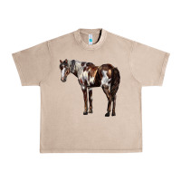 French Oak Mustang Horse Urban Heavy Tee - LillyAllenDesigns