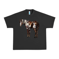 Pigment Black Mustang Horse Urban Heavy Tee - LillyAllenDesigns