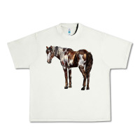 Pistachio Mustang Horse Urban Heavy Tee - LillyAllenDesigns