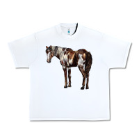 White Mustang Horse Urban Heavy Tee - LillyAllenDesigns