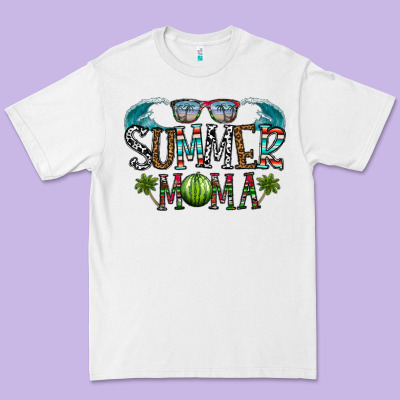 Summer Mama Premium Tee Designed By Cowhidedigitalart