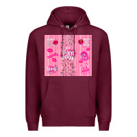 Burgundy burn book Premium Hoodie - TumblerDesignByShophia