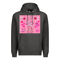 Charcoal Heather burn book Premium Hoodie - TumblerDesignByShophia