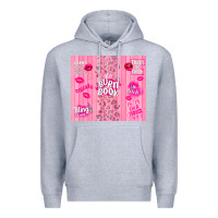 Heather Grey burn book Premium Hoodie - TumblerDesignByShophia