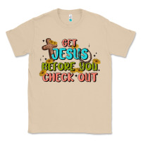 Mushroom get jesus before you check out Classic Tee - MaliasSmallBusiness