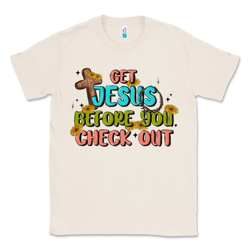 Get Jesus Before You Check Out Classic Tee by MaliasSmallBusiness | Teevron
