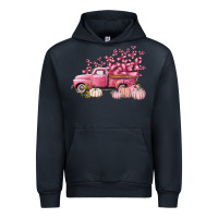 Navy Breast Cancer truck Urban Hoodie - FaDigitalArtStudio
