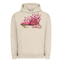 Pigment French Oak Breast Cancer truck Urban Hoodie - FaDigitalArtStudio