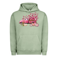 Pigment Oil Green Breast Cancer truck Urban Hoodie - FaDigitalArtStudio