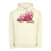 Pigment Pistachio Breast Cancer truck Urban Hoodie - FaDigitalArtStudio