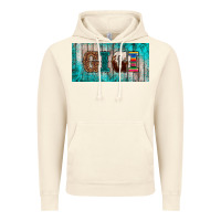 Vintage Artic western turquoise gigi license plate Vintage Hoodie - BarkalooDesign
