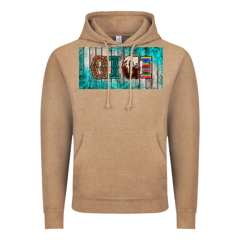 Western Turquoise Gigi License Plate Vintage Hoodie by BarkalooDesign | Teevron