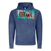 Vintage Denim western turquoise gigi license plate Vintage Hoodie - BarkalooDesign