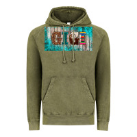 Vintage Olive western turquoise gigi license plate Vintage Hoodie - BarkalooDesign