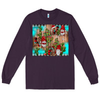 Plum ho ho ho gnome Long Sleeve Tee - JahusDesignShop