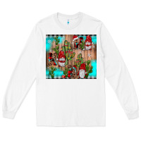 White ho ho ho gnome Long Sleeve Tee - JahusDesignShop