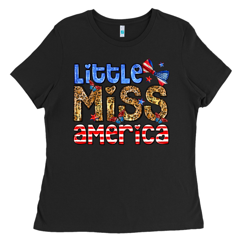 Little Miss America Ladies Tee by Neo Western | Teevron