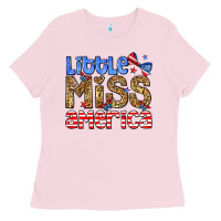 Bubblegum Pink Little miss America Ladies Tee - Neo Western