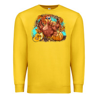 Lemon Turkey pumpkins Premium Sweatshirt - NancyCooperArtShop