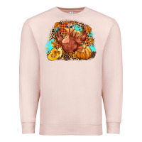 Pale Pink Turkey pumpkins Premium Sweatshirt - NancyCooperArtShop