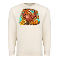 Sandshell Turkey pumpkins Premium Sweatshirt - NancyCooperArtShop