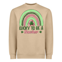 Mushroom lucky to be a teacher Heavyweight Sweatshirt - MaliasSmallBusiness