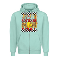 Seafoam in my softball mom era Zipper Hoodie - Artiststas