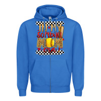 True Royal in my softball mom era Zipper Hoodie - Artiststas