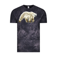 Cloud Black Polar Bear Vintage Tee - LillyAllenDesigns