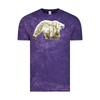Cloud Purple Polar Bear Vintage Tee - LillyAllenDesigns