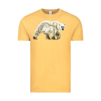 Vintage Mustard Polar Bear Vintage Tee - LillyAllenDesigns