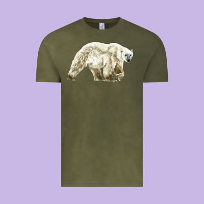 Polar Bear Vintage Tee Designed By Lillyallendesigns