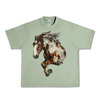 Mustang Horse Urban Heavy Tee | Teevron