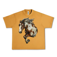Peanut Butter Mustang Horse Urban Heavy Tee - LillyAllenDesigns